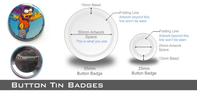 Name Badge Dimensions